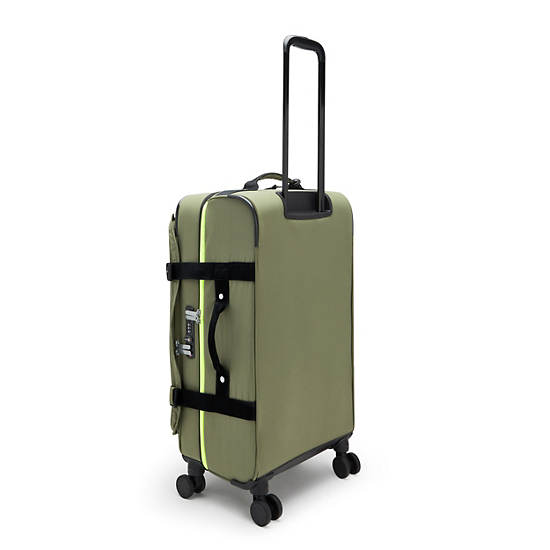 Valises Kipling Spontaneous Medium Rolling Vert Olive | FR 1467DF